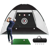 Lesmart 10x7ft Golf Hitting Training Aids Nets with Target Set